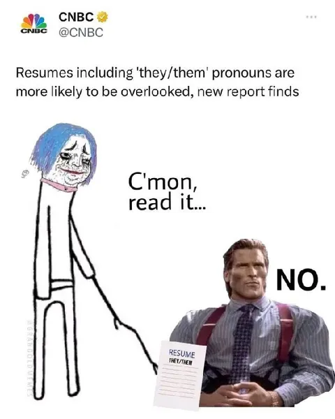 They Them Resume Rejected