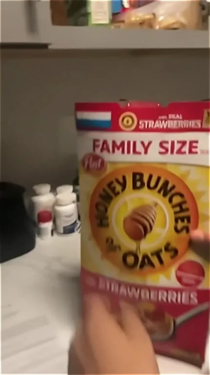 Cat Hiding in Cereal Box