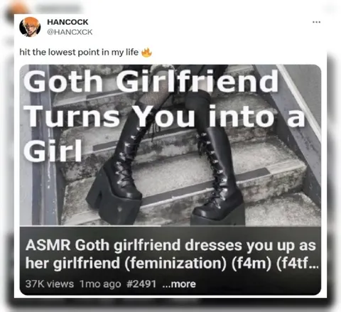 Goth Girlfriend Turns You Into a Girl