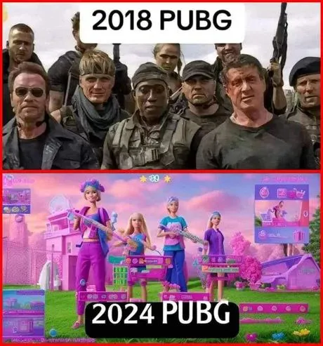 2018 PUBG vs 2024 PUBG