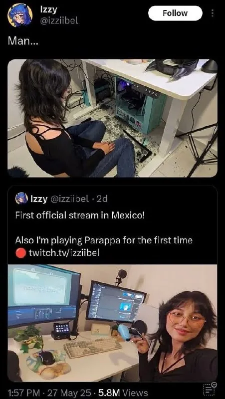 Man... First Stream Setup