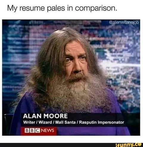 Alan Moore's Unbeatable Resume