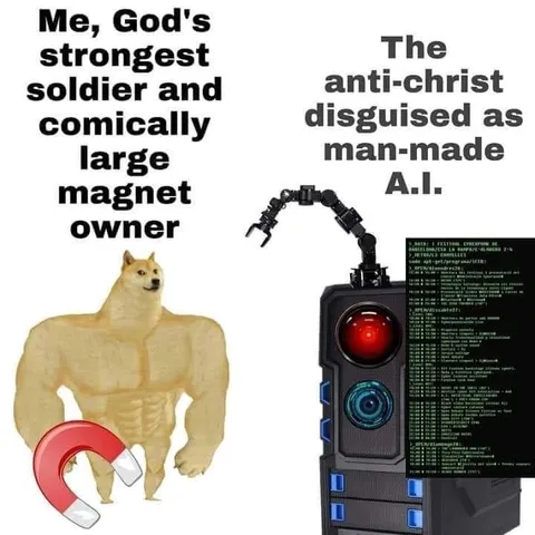 God's Strongest Soldier vs Anti-Christ AI