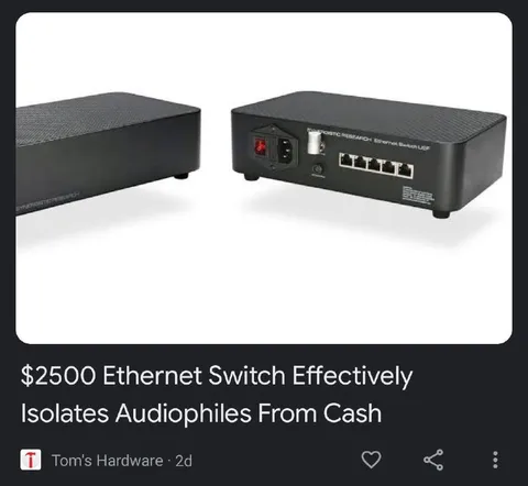 $2500 Ethernet Switch Isolates Audiophiles