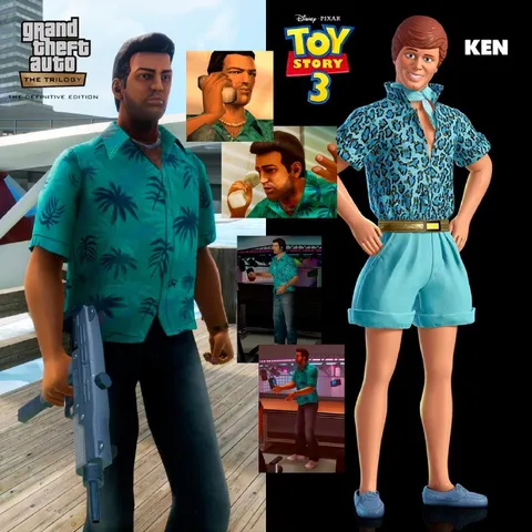 GTA Vice City Ken Comparison