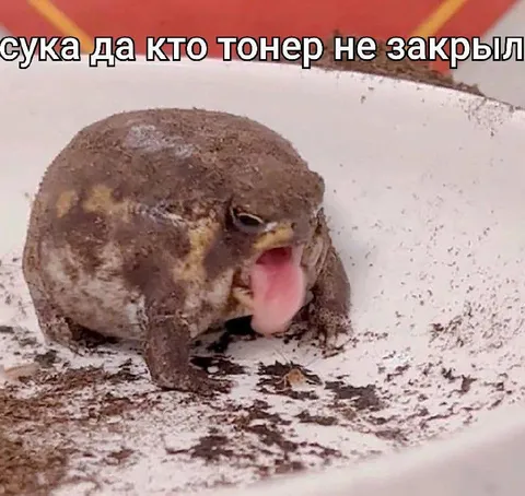 Кто тонер не закрыл
