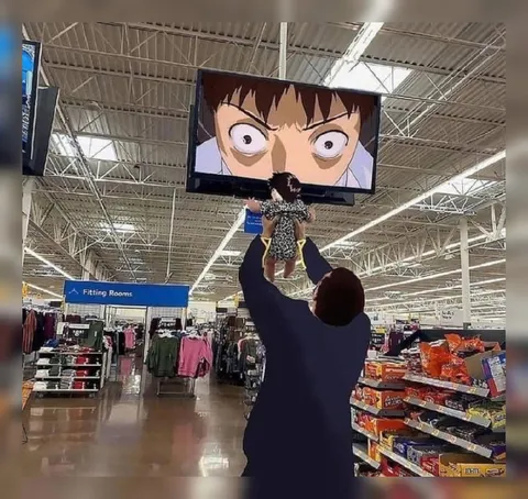 Anime Eyes in the Store