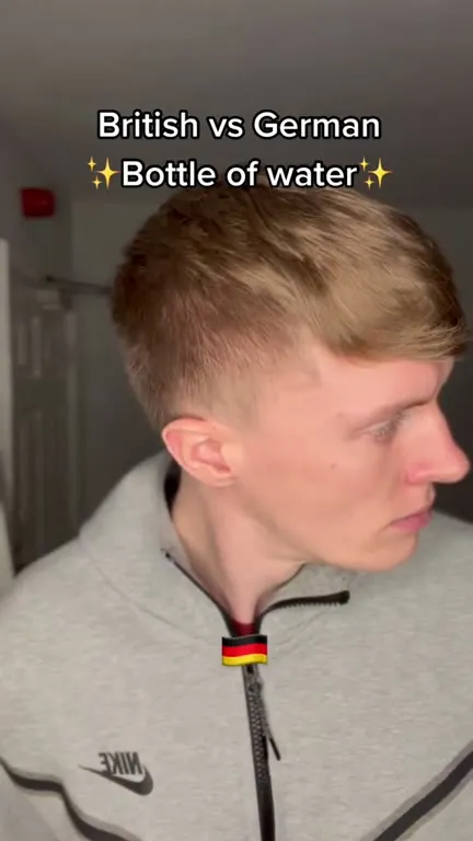 British vs German Bottle of Water