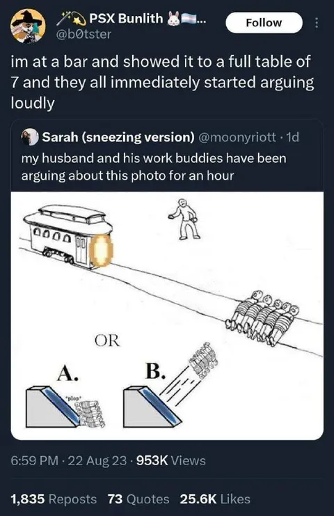 The Train Track Argument
