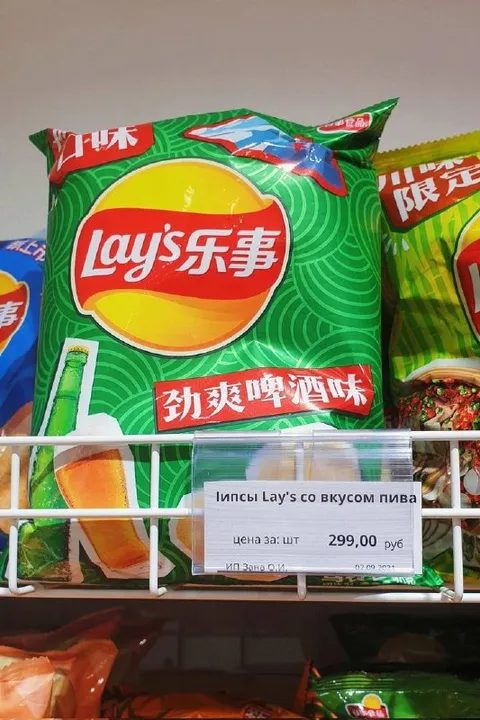 Чипсы со вкусом пива