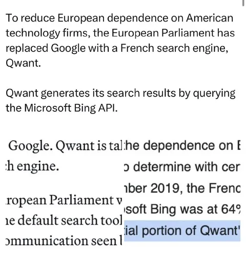 Qwant Still Depends on Bing