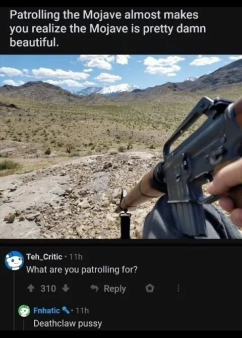 Patrolling the Mojave for Deathclaw Pussy