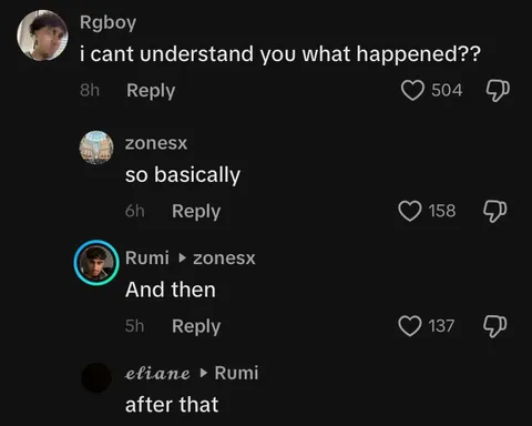 So Basically And Then