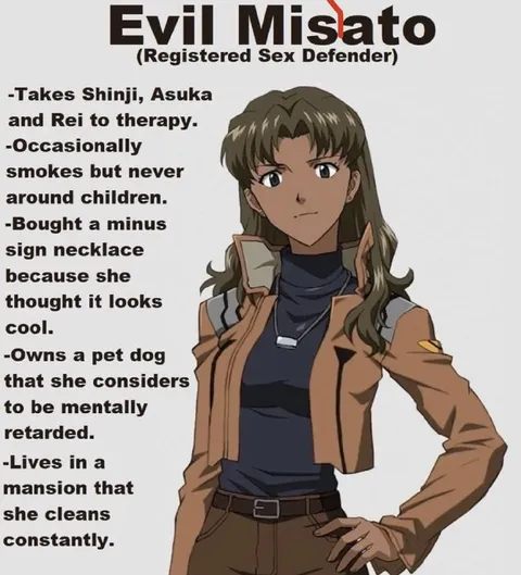 Evil Misato Registered Sex Defender