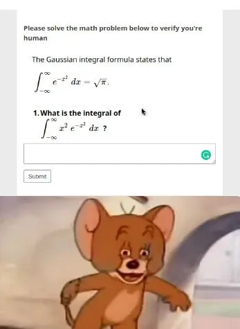 Gaussian Integral Human Verification
