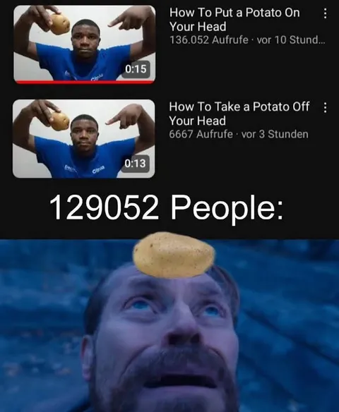 Potato on Head Tutorial