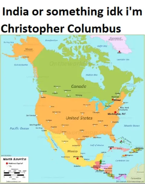 Christopher Columbus Thinks It’s India