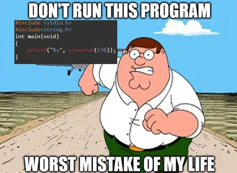 Don't Run This Program