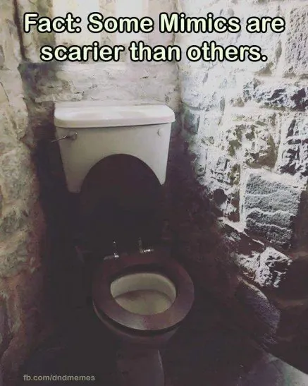 Scary Toilet Mimios