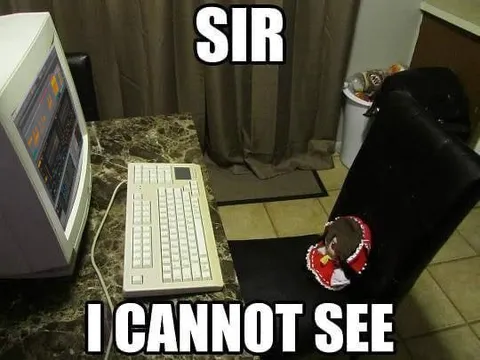 Sir, I Cannot See Cat