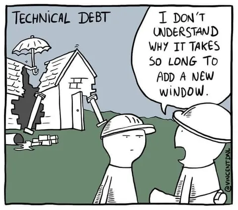Technical Debt Window Joke
