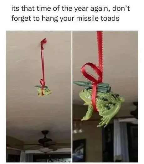 Missile Toads for the Holidays