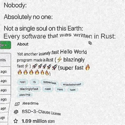 Every Software Written in Rust