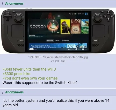 Steam Deck Switch Killer Debate