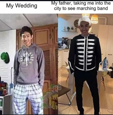 My Wedding vs Marching Band