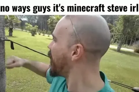 Minecraft Steve IRL
