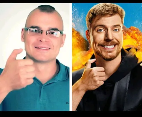 Обычный парень и MrBeast