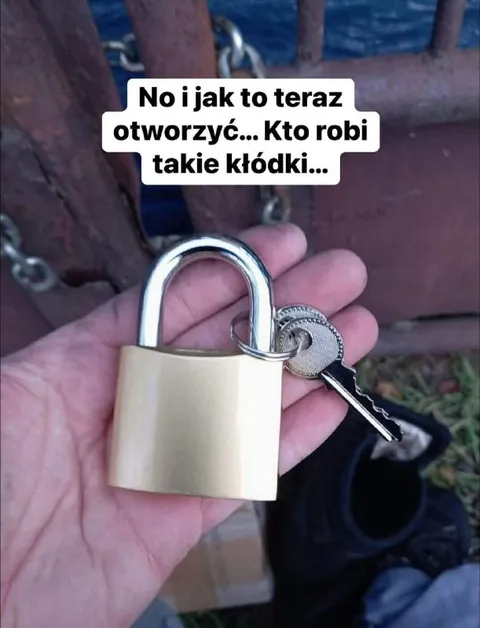 Jak otworzyć taką kłódkę