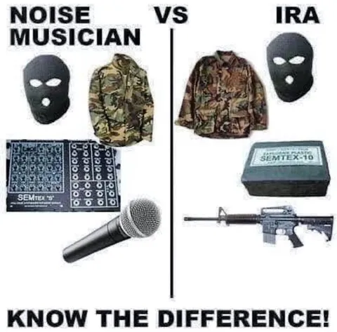 Noise Musician vs IRA