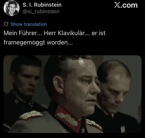 Mein Führer, er ist framegemoggt