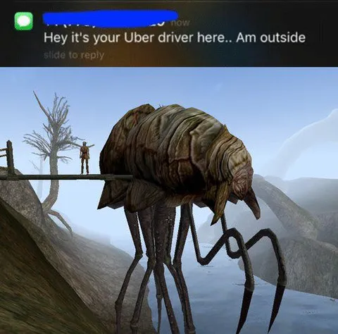 Uber Driver Is Outside