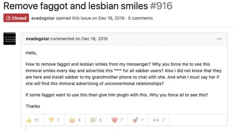 Remove Faggot and Lesbian Smiles
