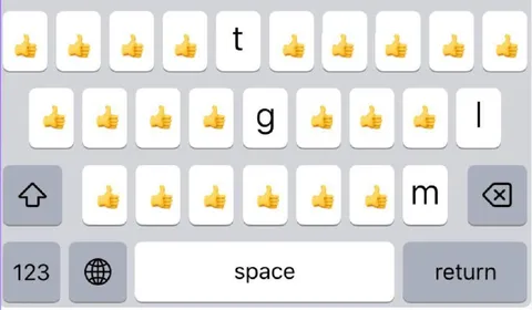 Thumbs Up Keyboard Trick