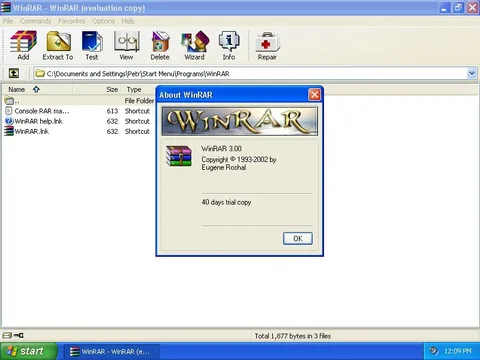 WinRAR 40 Days Trial