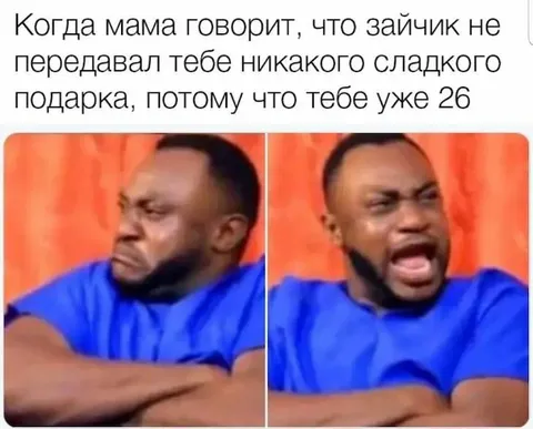 Когда зайчик забыл про подарок