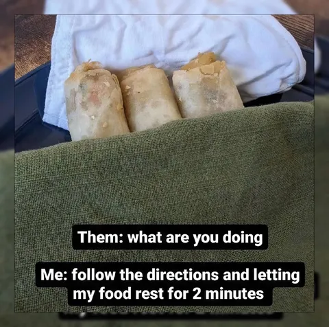 Letting My Food Rest