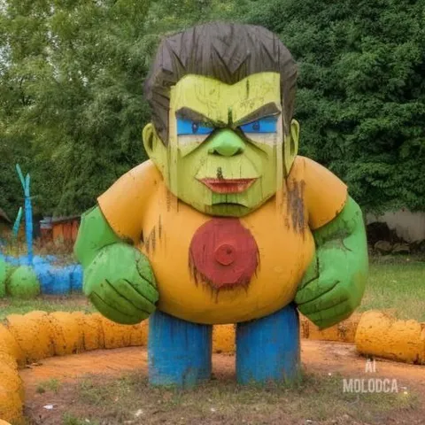 Странный зелёный огр