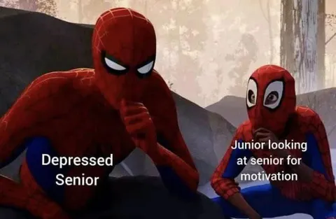 Depressed Senior Spider-Man
