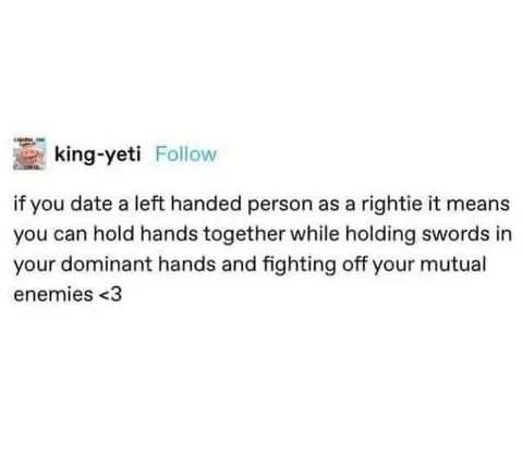 Left-Handed Sword Couple
