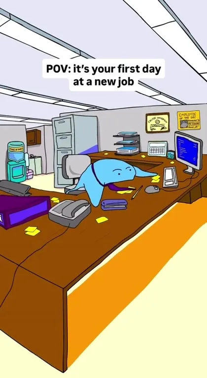 First Day at the New Job