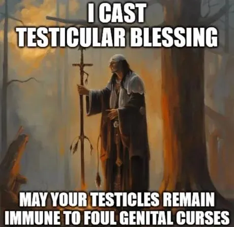 Testicular Blessing Curse