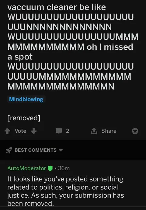 Vacuum Cleaner Missed a Spot