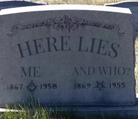 Here Lies Me and Who?