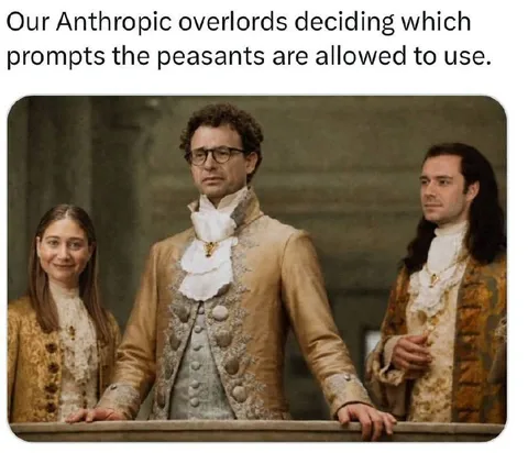 Anthropic Overlords Choosing Prompts