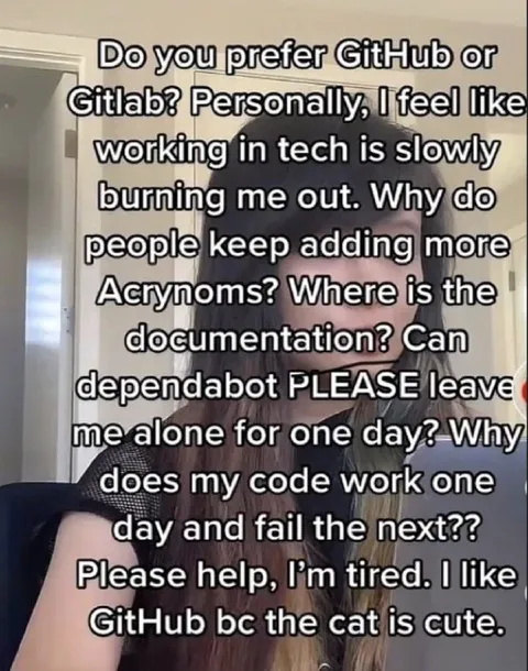 GitHub Cat Versus Tech Burnout