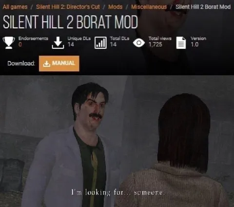 Borat in Silent Hill 2